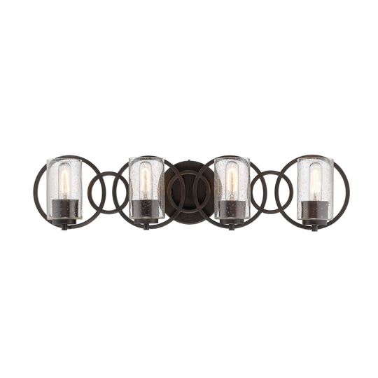 Milennium Lighting Delano 4 Light Rubbed Bronze Bathroom Vanity Light