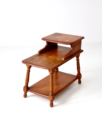 Mid-Century Tiered End Table