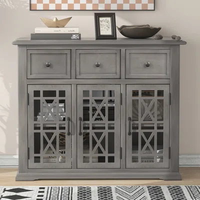 Teytovia 42.1" Wide 3 Drawer Sideboard
