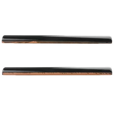 Bordon 8" x 1" Ceramic Quarter Round Tile Trim in Black