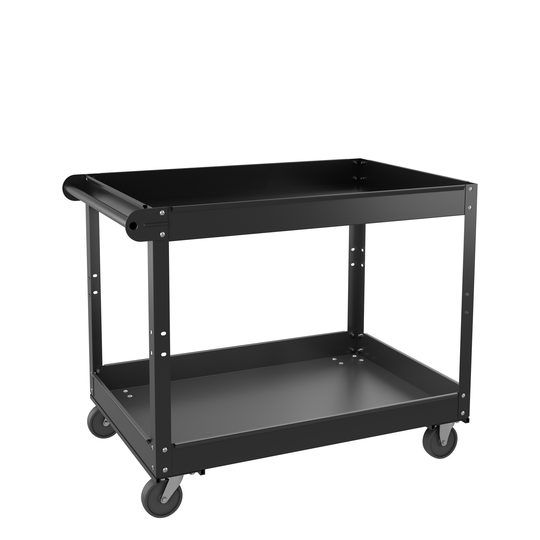 Hirsh RTA Utility Cart 36 x 24, Black - 6.100 X 26.380 X 38.980
