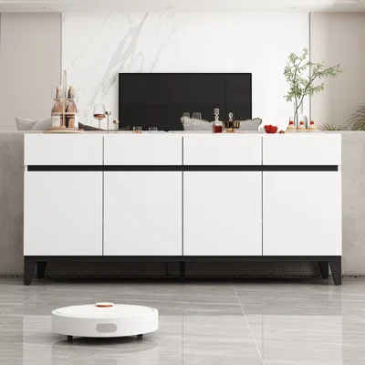Deedy 63" Wide 4 Drawer Sideboard