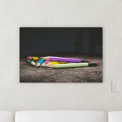 'Pencil' Photographic Print on Canvas