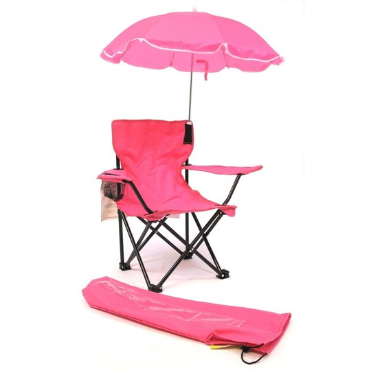Redmon Beach Baby All Season Umbrella Chair with Matching Shoulder Bag - Hot Pink