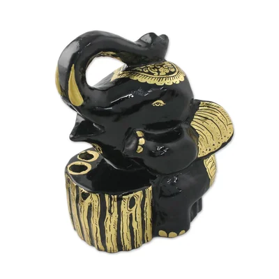 Lacquered Pencil Holder