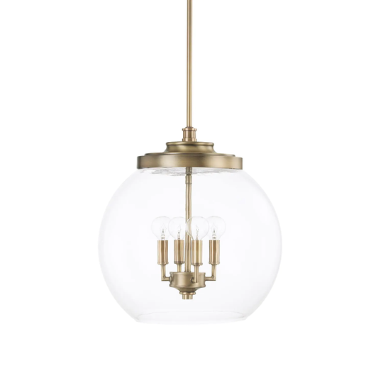 Mid-Century 4-light Hanging Pendant