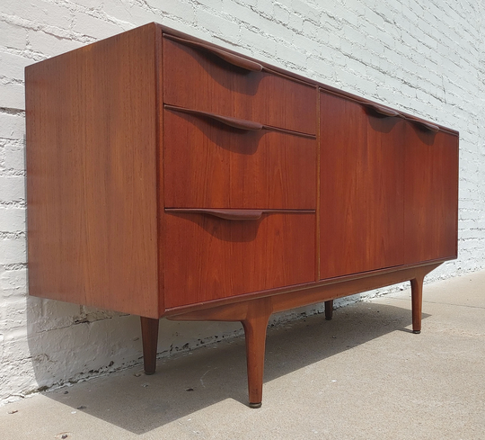 Mid Century Modern Teak English Sideboard By Mcintosh