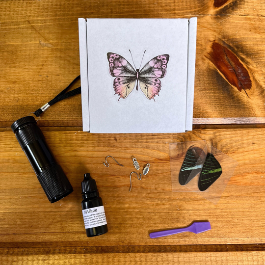 Butterfly Wing Earring Kit, Make Your Own Jewelry