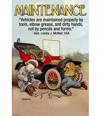 'Maintenance' by Wilbur Pierce Graphic Art