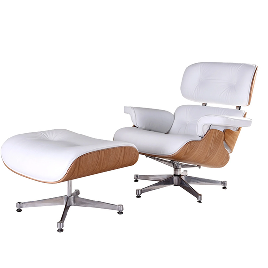 High-Grade Vintage 8-Layer Leather Plywood Ergonomic Office Chair