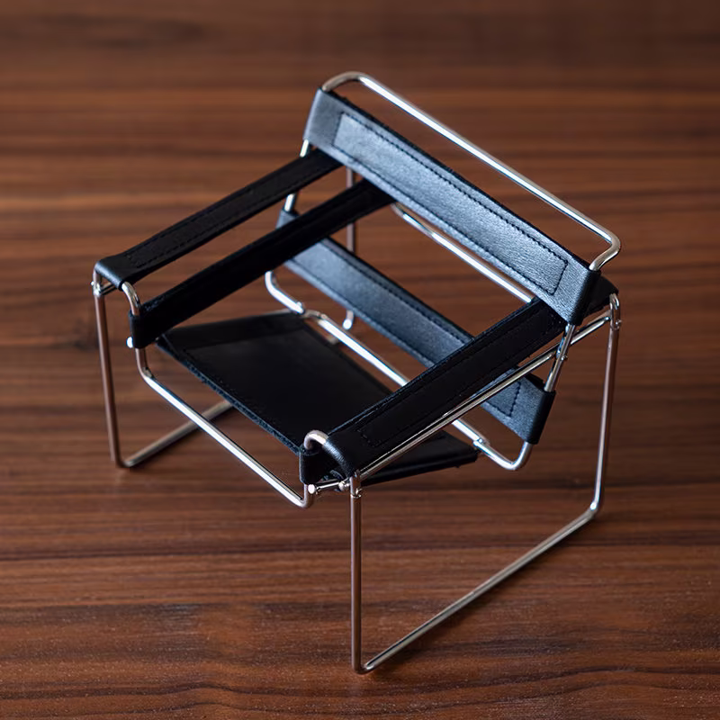 1/6 Scale Wassily Chair B3 Dollhouse Miniatures Dollhouse Miniature