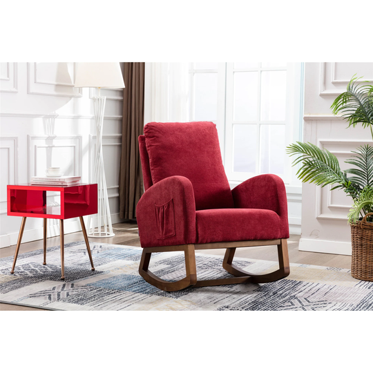TiramisuBest Retro Single Leisure Rocking Chair Sofa Chair