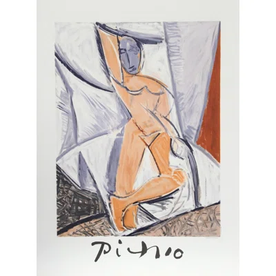 Etude Pour Le Nu A La Draperie