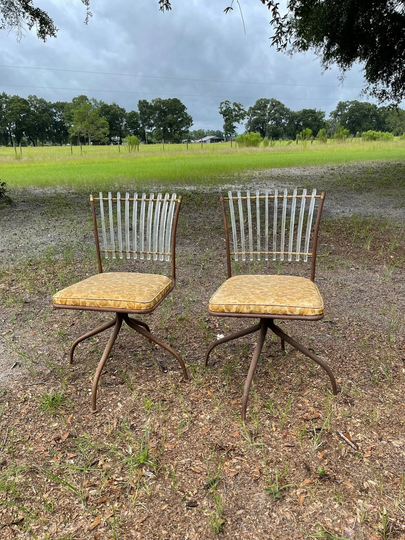 Mid Century Chairs, Lucite Back Chairs, Furniture, Metal & Acrylic Retro Kitchen Dinning Chairs
