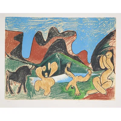 Bacchanale by - Painting on