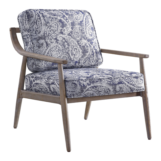 Samuel Arm Chair with Brown Brushed Finish