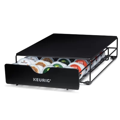 24-Pod K-Cup Pod Slim Non-Rolling Drawer Storage