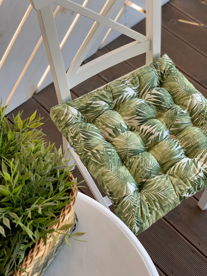 Chair Cushions/Indoor/ Bistro Pillows Wedding Seat Cushion Elite Fabric Monogram Square Pillow