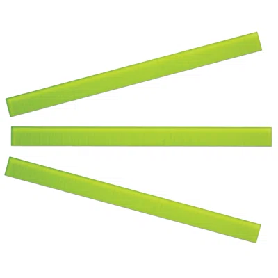 Kantu Vitre 15 In. X 1 In. Pistachio Glass Pencil Tile Trim (3-Pack)