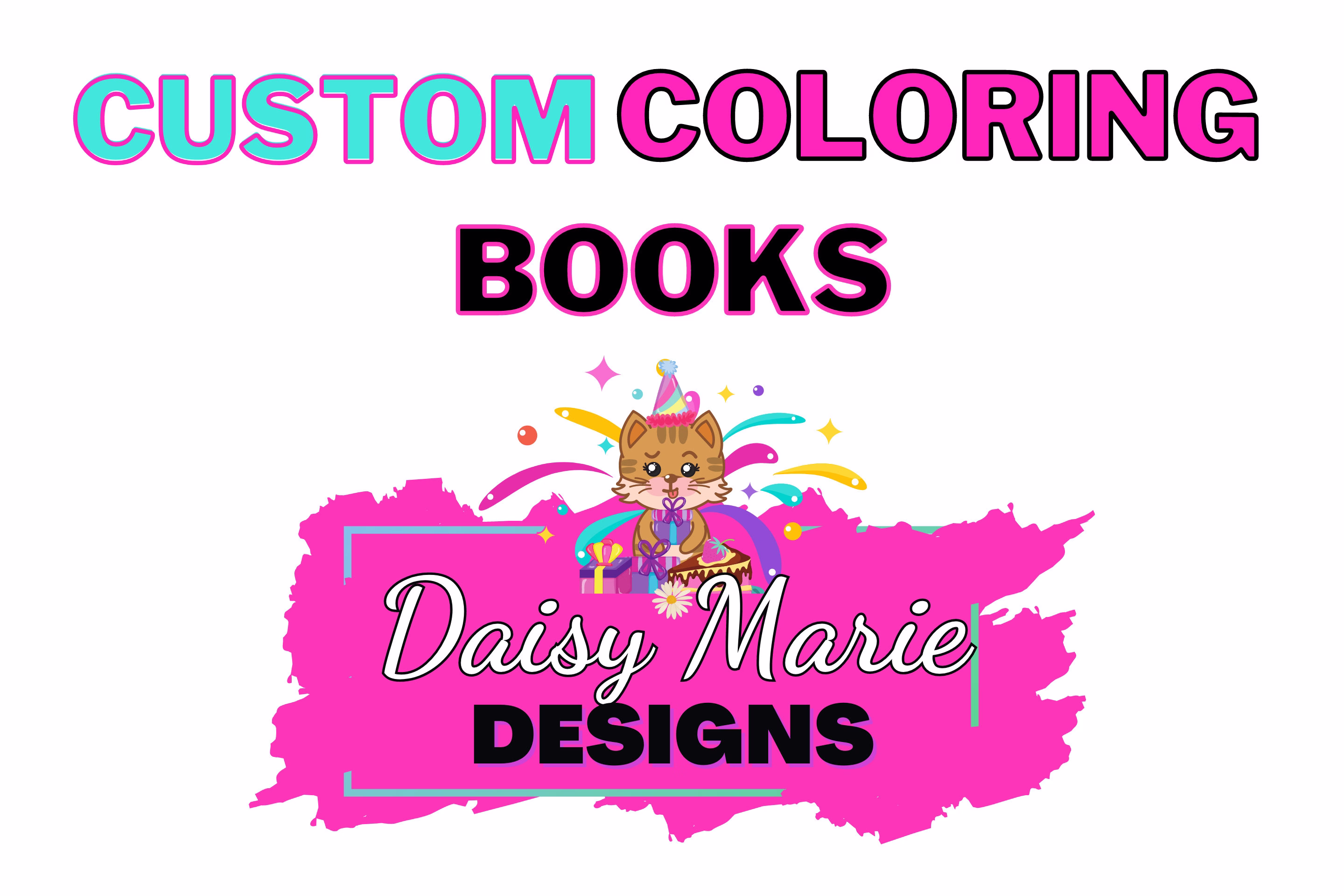 Custom Coloring Books Any Theme | Party Favors| Thank You
