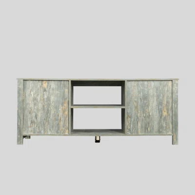 Tv Cabinet With 4 Storage Compartments And 1 Shelf Cabinet