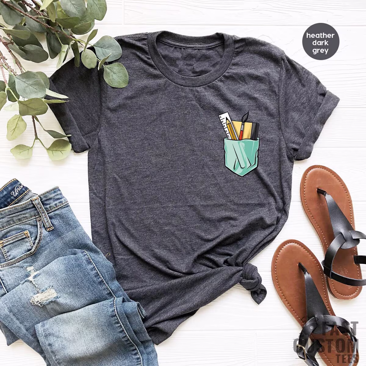 Back To School Shirt, Kindergarten Pocket T Teacher Gifts, Shirts For Students, Pencil T-Shirt, Appreciation Tshirt
