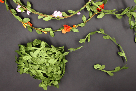 Leaf Garland, 10 Meters For Making Fairy Crowns - Make Bohemian Party, Flower Girls, Bridal Wedding Hair, Halloween Costume