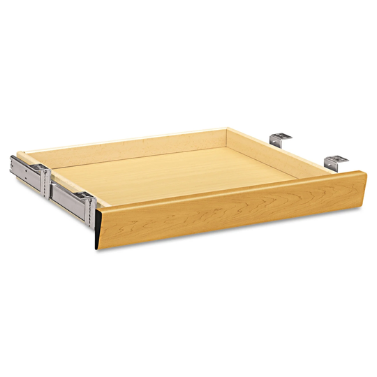 Laminate Angled Center Drawer, 22 x 15.38 x 2.5, Harvest - 22" x 15.38" x 2.5"