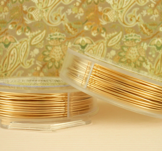 Non Tarnish Gold Color Artistic Wire - You Pick Gauge 10, 12, 14, 16, 18, 20, 22, 24, 26, 28, 30, 32 100% Guarantee