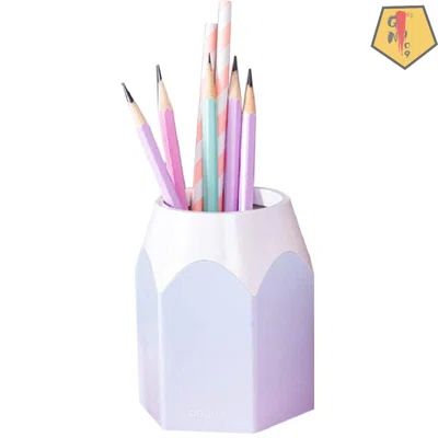 Creative Pen Pencil Container Holder Desk Storage Organizer Office Supplies Cup Organizer Container Box (Blue)