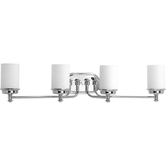 Progress Lighting Glide Four-light Steel Bath Lighting Fixture - N/A