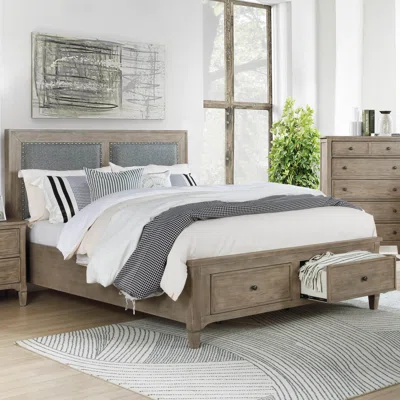 Cuthbertson Low Profile Storage Platform Bed