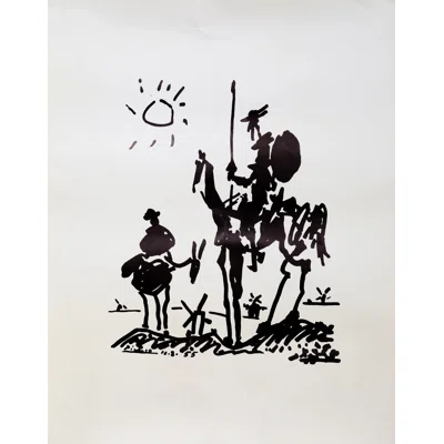 Don Quixote by - Painting on