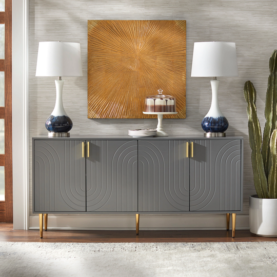 Lifestorey Tabaria Four Door Sideboard