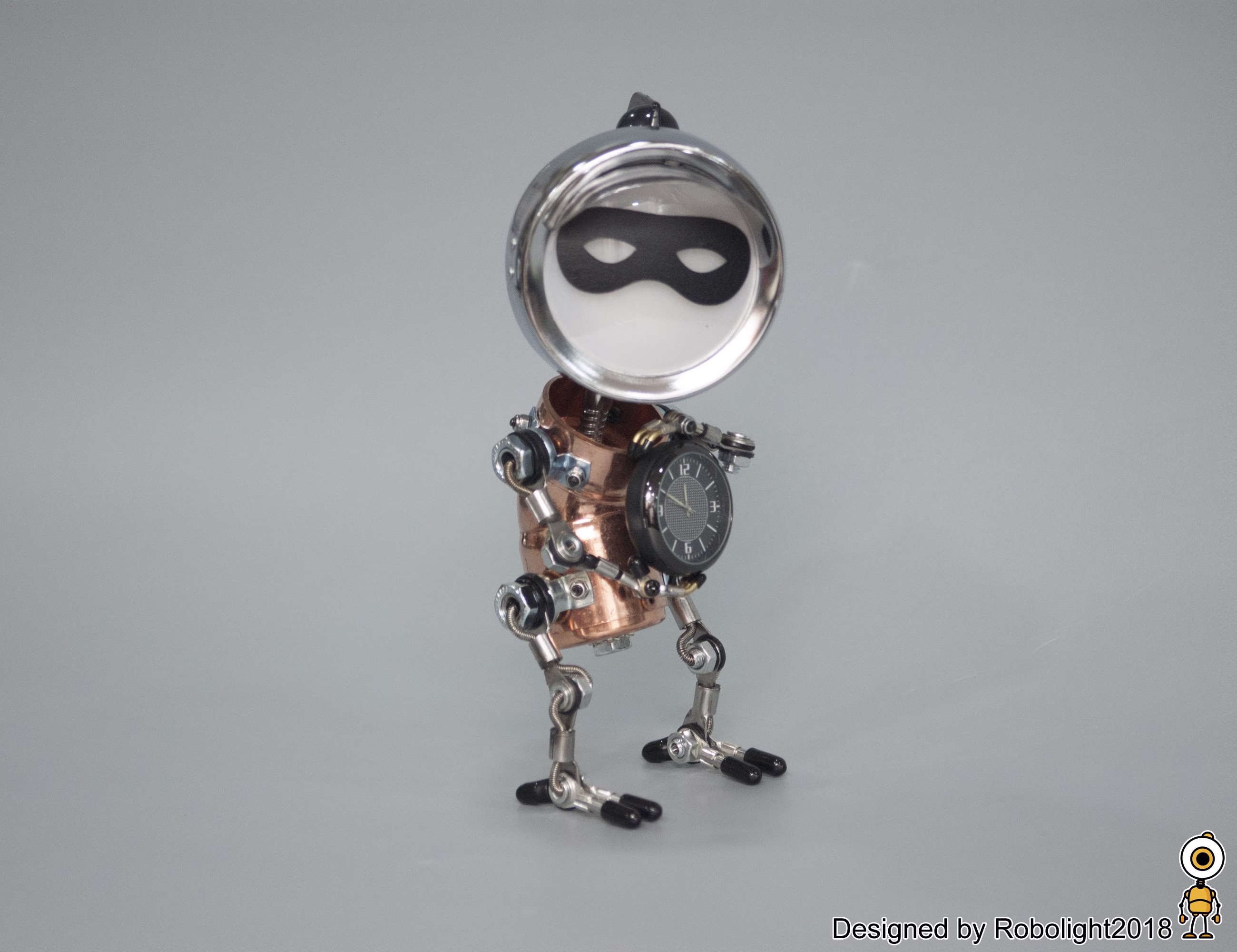 Time Theft Table Lamp Robot Don't Steal Design, Copy A Design