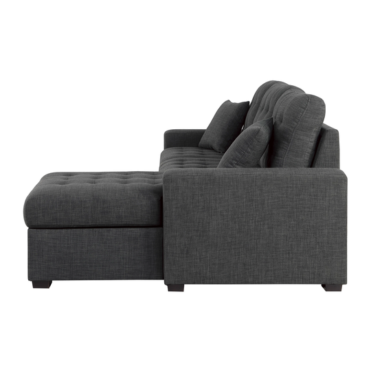Miles Sectional Sofa Chaise with Pull-Out Bed