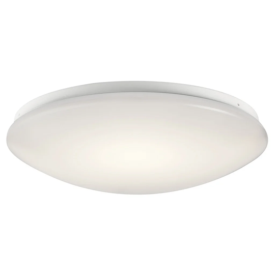 Kichler Lighting Utilitarian 1-light White LED Flush Mount