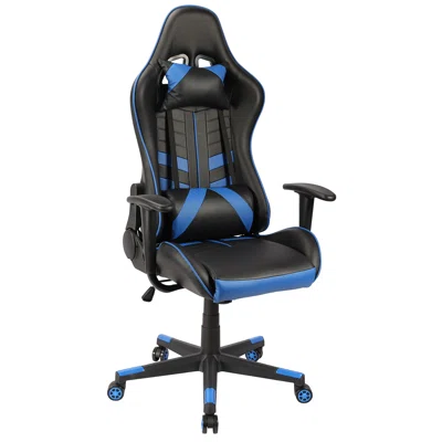 Yolanda Home Office Chair In Blue/Black