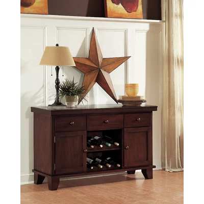 Leola 52" Wide 3 Drawer Solid Wood Sideboard