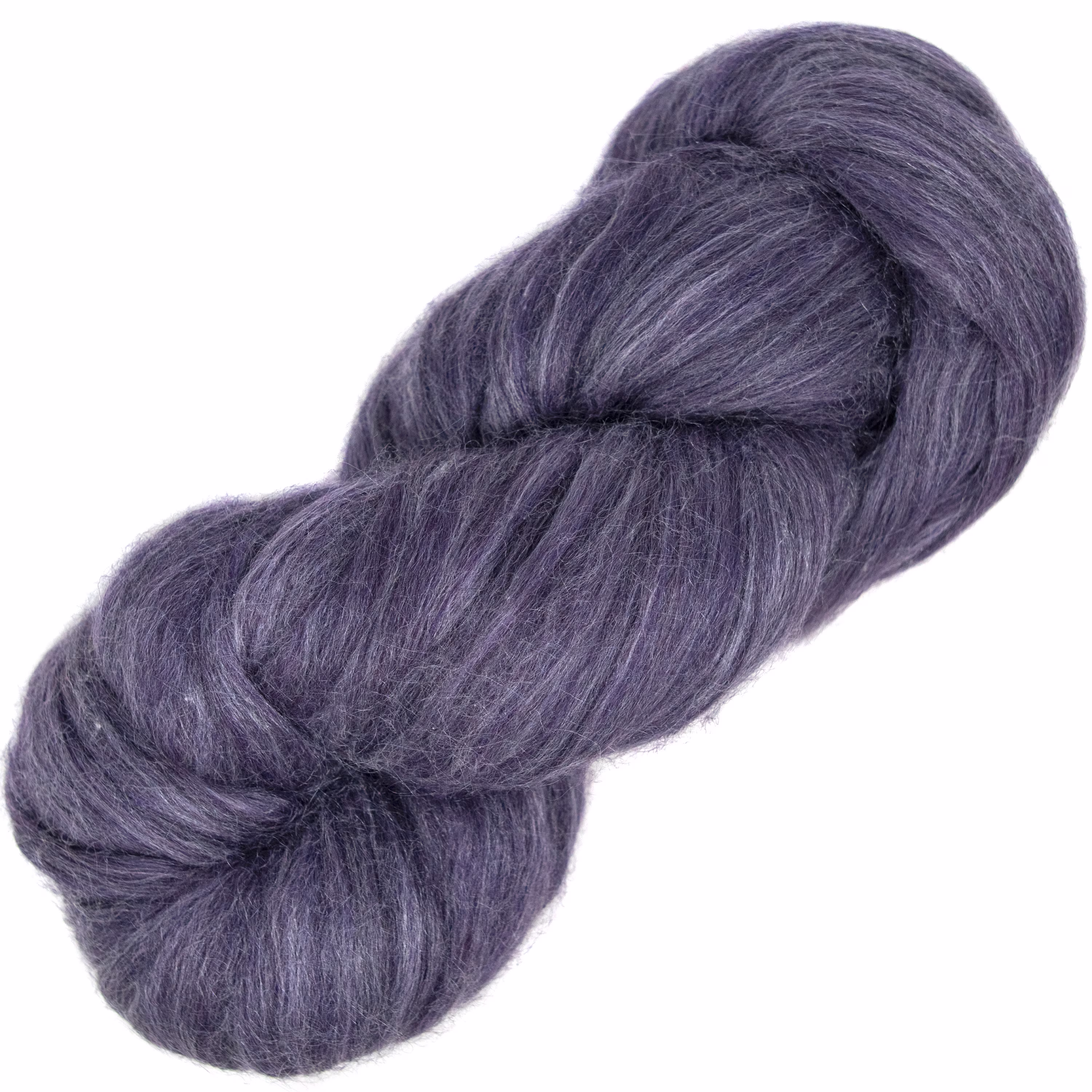 Merino Silk Pencil Roving - Pre-Drafted Easy Spinning, Textured Weaving, Wall Hangings & Felt Painting. Soft & Wool, Orchid