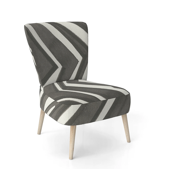 Designart 'Minimalist Graphics VI' Upholstered Transitional Accent Chair
