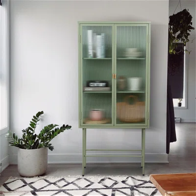 Jakelyne 27.6" Wide Steel Sideboard