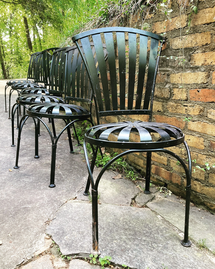 Francois Carre Garden Chairs/Set Of 6