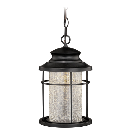 Melbourne 1 Light LED Bronze Coastal Outdoor Lantern Pendant Clear Glass - 8-in W x 13.25-in H x 8-in D