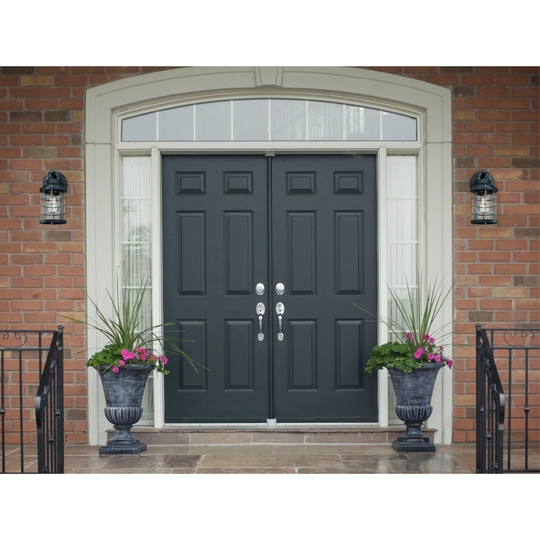 Westinghouse Lighting Villa Barone One Light Outdoor Wall Fixture, Clear Seeded Glass - 1-Light