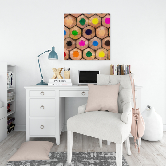 COLORED PENCIL Canvas Art By Kavka Designs