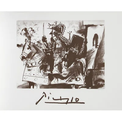 Cavalier En Armure by - Painting on