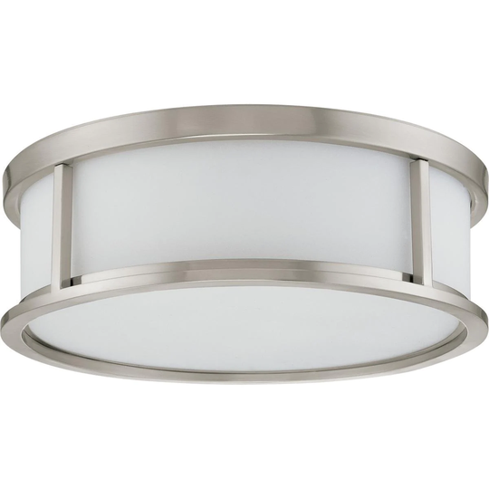 Nuvo Odeon 3 Light 17" Flush
