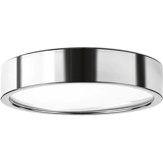 Progress Lighting Portal Chrome Steel/Metal 1-light Flush Mount