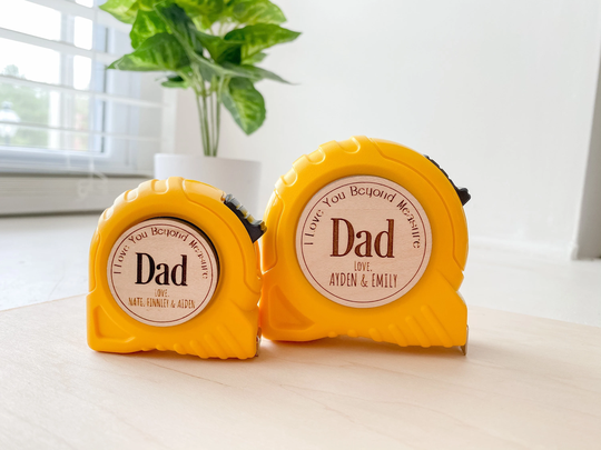 I Love You Beyond Measure, Dad Tape Measure, Personalized Gift For Dad, Father's Day From Daughter